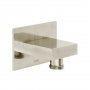 Vado Individual Square Wall Outlet - Brushed Nickel
