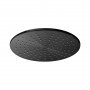 Vado Individual Showering Solutions Round Slimline Shower Head - Brushed Black 300mm (12