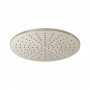Vado Individual Round Slimline Shower Head - Brushed Nickel 300mm (12