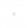 Vado Individual Square Slimline Shower Head - Brushed Gold 300mm (12