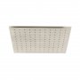 Vado Individual Square Slimline Shower Head - Brushed Nickel 300mm (12