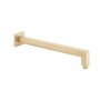 Vado Individual Square Easy Fit Shower Arm - Brushed Gold