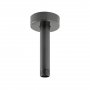 Vado Individual Showering Solutions Fixed Head Ceiling Mounting Shower Arm - Brushed Black 100mm (4