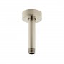 Vado Individual Fixed Head Ceiling Mounting Shower Arm - Brushed Nickel 100mm (4