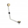 Vado Individual Push Type Bath Waste & Overflow - Brushed Gold