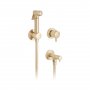 Vado Individual Luxury Shattaf Kit - Brushed Gold
