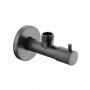 Vado Individual Angle Valve - Brushed Black 1/2