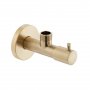 Vado Individual Angle Valve - Brushed Gold 1/2