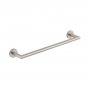 Vado Individual Knurled Accents Towel Rail - Brushed Nickel 450mm (18