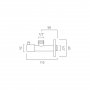 Vado Individual Angle Valve - Brushed Bronze 1/2