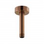 Vado Individual Showering Solutions Fixed Head Ceiling Mounting Shower Arm - Brushed Bronze 100mm (4