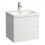 Laufen Lani Matt White 600mm 2 Drawer Vanity Unit