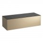 Laufen Sonar 1200mm Gold & Nero Marquina Drawer Element without Cutout