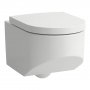 Laufen Sonar Rimless Wall-Hung Toilet - White
