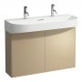 Laufen Sonar 1000mm Gold (Lacquered) 2 Door Vanity Unit