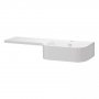 Tavistock Match 1200mm Light Grey Unit and Basin - Right Hand