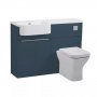 Tavistock Match 1200mm Oxford Blue Unit and Basin - Left Hand