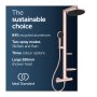 Ideal Standard Ceratherm ALU+ Shower System with Exposed Shower Mixer - Rose