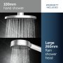Ideal Standard Ceratherm ALU+ Shower System with Exposed Shower Mixer - Silver