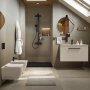 Ideal Standard Ceratherm ALU+ Shower System with Exposed Shower Mixer - Silk Black
