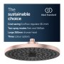 Ideal Standard Idealrain ALU+ 260mm Round Shower Head - Rose