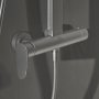 Ideal Standard Ceraflow ALU+ Shower System with Exposed Single Lever Shower Mixer - Silver