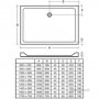 Ideal Standard Idealite Flat Top 1200 x 760mm Low Profile Shower Tray - Stock Clearance