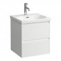 Laufen Lani Gloss White 500mm 2 Drawer Vanity Unit