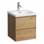 Laufen Lani Wild Oak 500mm 2 Drawer Vanity Unit