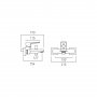 Vado Axces Ekko Wall Mounted Bath Shower Mixer