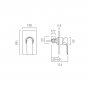 Vado Axces Ekko 1 Outlet Manual Valve