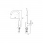 Vado Axces Metiz Mono Kitchen Mixer