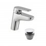 Vado Axces Ava Mono Basin Mixer + Push Basin Waste