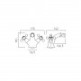 Vado Axces Victoriana Mono Bidet Mixer + Pop-Up Waste