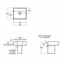 Ideal Standard Strada II 500mm 0 Tap Hole Basin