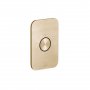 Vado Zone Brushed Gold Vertical Concealed Stop Valve