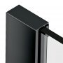 Dawn Minos 760mm Walk-In Panel with Wall Profile & Stabilising Bar - Gunmetal