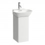 Laufen Ino Matt White 280mm Aluminium Vanity Unit with Push / Pull Hinged Door - Right Hand