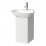 Laufen Ino Matt White 320mm Aluminium Vanity Unit with Push / Pull Hinged Door - Left Hand