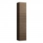 Laufen Ino Dark Walnut 360 x 1800mm Aluminium Tall Unit with 5 Shelves - Right Hand