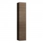 Laufen Ino Dark Walnut 360 x 1800mm Aluminium Tall Unit with 5 Shelves - Left Hand