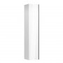 Laufen Base Gloss White 350 x 1650mm Tall Cabinet with 1 Door & Black Aluminium Handle - Left Hand
