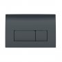 Geberit Delta 50 Black Dual Flush Plate