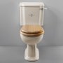 Silverdale Belgravia Close Coupled Toilet - Old English White