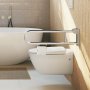 Smedbo Living Toilet Roll Holder for Grab Bar - Polished Chrome