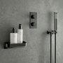 Vado Individual Omika Noir Shower Kit - Polished Black