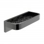 Vado Individual Omika Noir Small Shelf with Geometric Insert - Polished Black