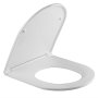 RAK Resort Mini Slim Sandwich Soft Close Toilet Seat - White