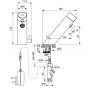 Armitage Shanks Sensorflow E Deck Mounted Mains Basin Mixer with Temperature Control - Chrome
