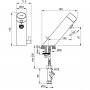 Armitage Shanks Sensorflow E Deck Mounted Battery Powered Basin Mixer with Temperature Control - Chrome